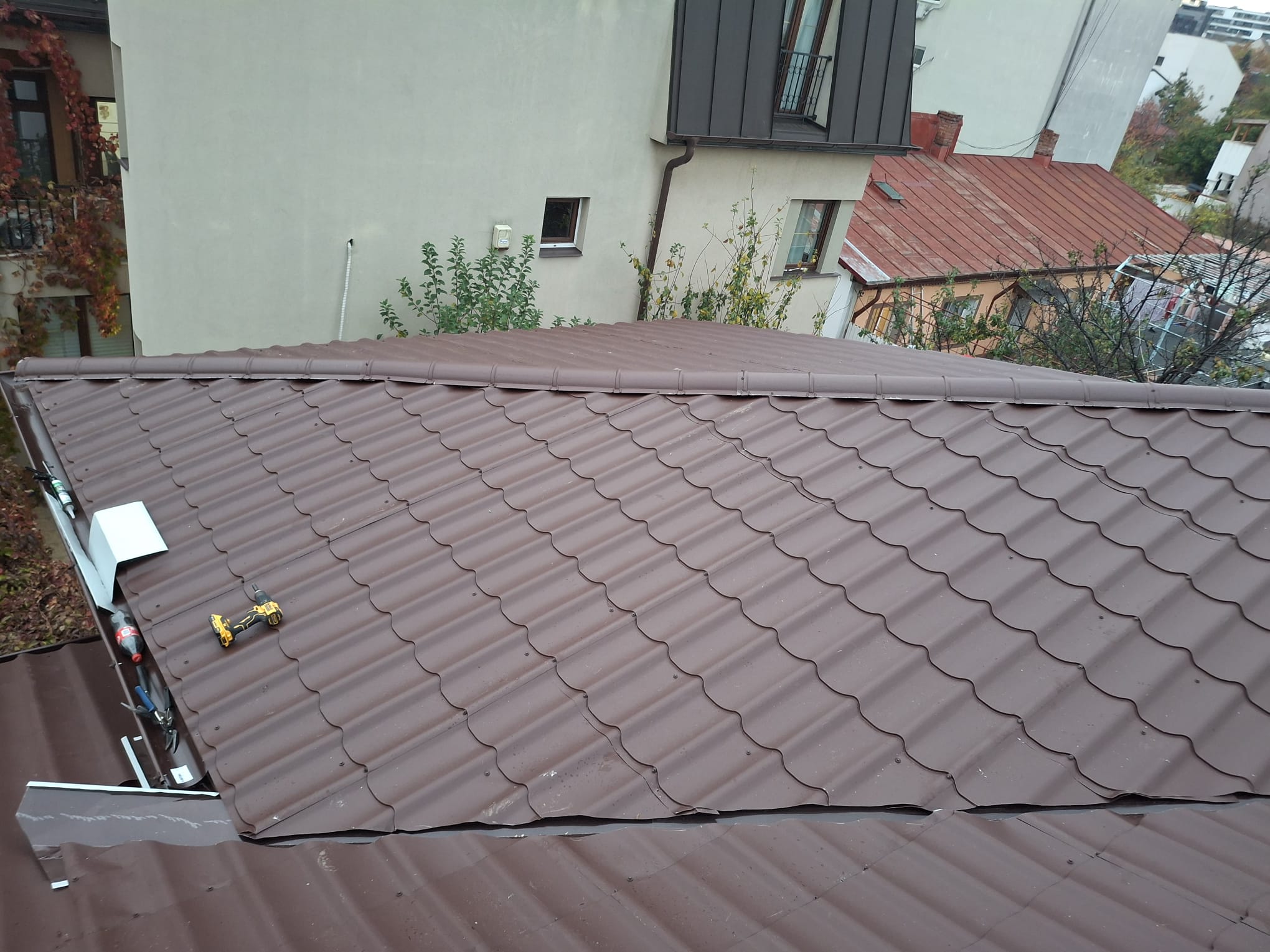 Acoperiș țiglă metalică bilka