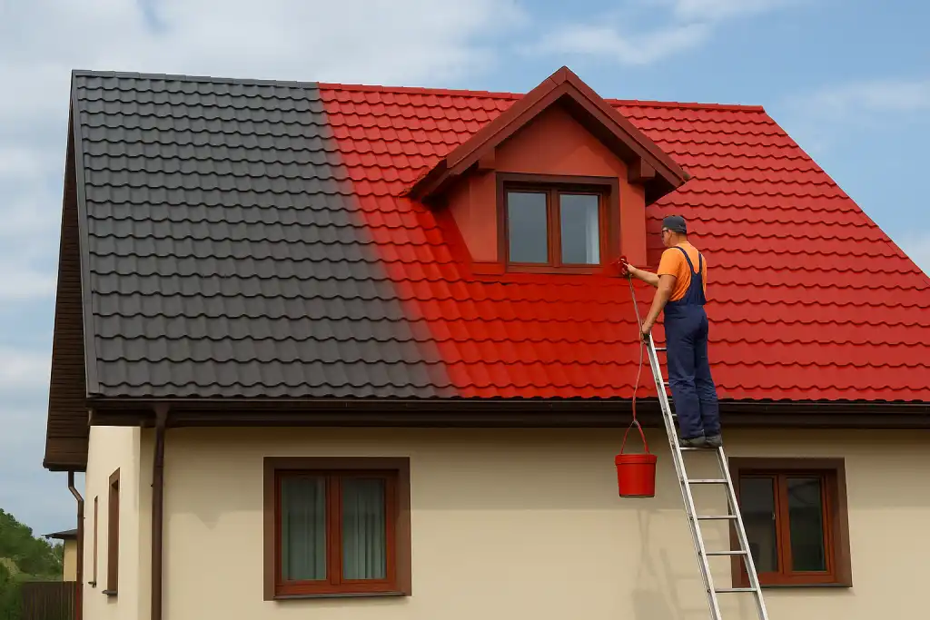 Beneficiile vopsirii periodice a acoperișului