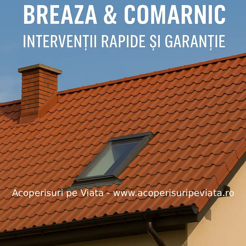 Reparatii acoperisuri Breaza si Comarnic