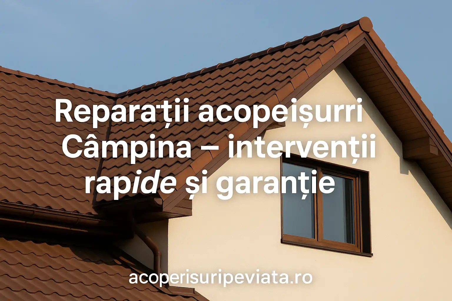 Reparatii acoperisuri Campina