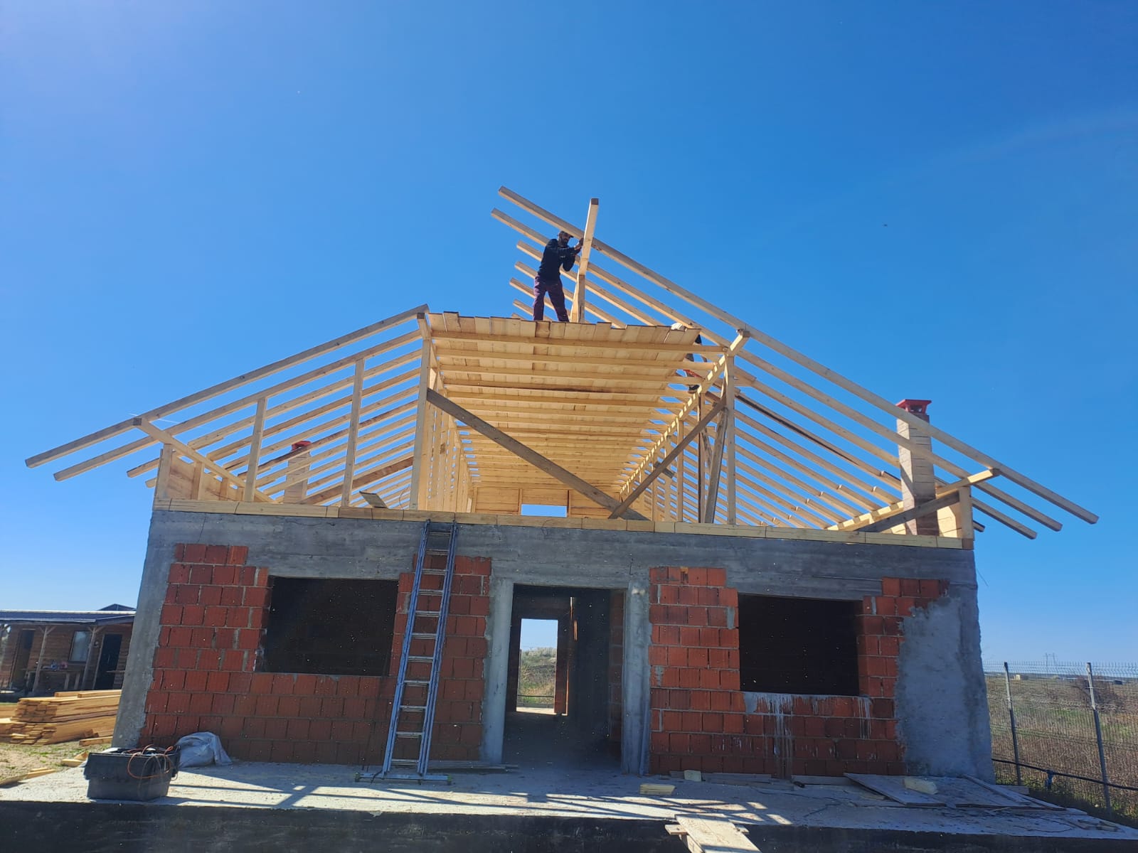 Dulgherie acoperis casa Joita