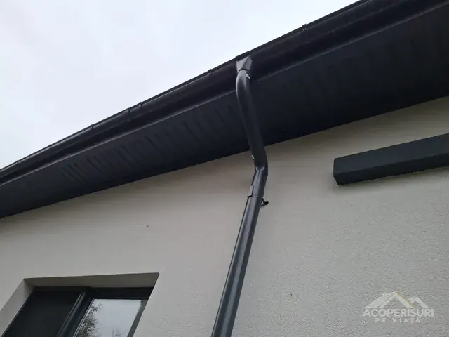 Sistem pluvial, sageac și pazie metalică pe strada Aeromodelului, Sector 1